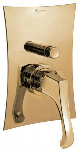 76019BR Внутристенный смеситель Ares на 2 выхода, цвет бронза
