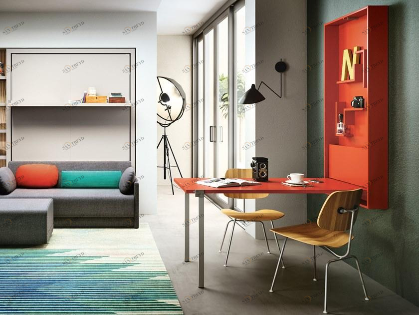 CLEI Прямоугольный стол со складывающейся столешницей sun-id-1430532