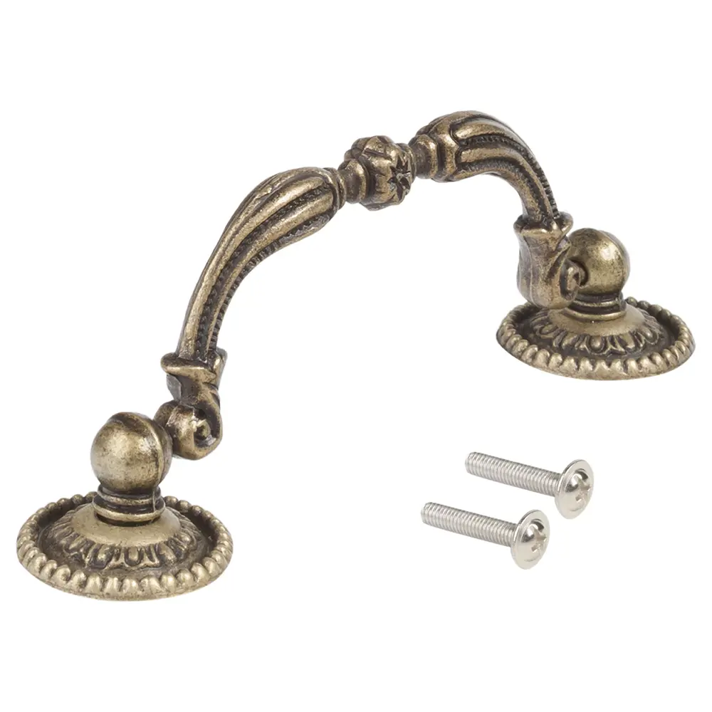 Мебельная ручка-скоба RS091AB.3 78 мм античная бронза BOYARD STLM-2197498 - Вид №1