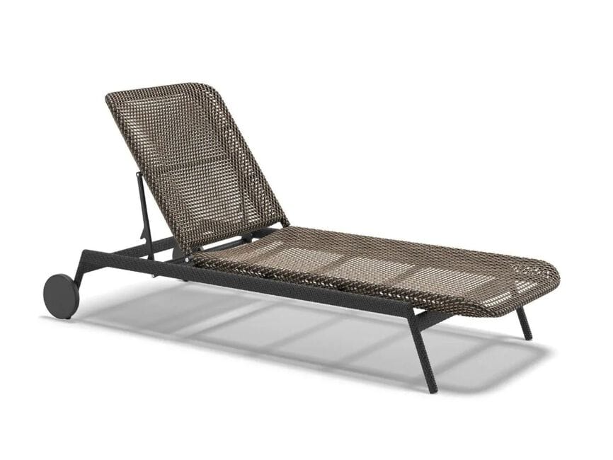 Синтетическое волокно штабелируемый лежак Садовая кровать DEDON ROII ARCH-00001535 - Вид №1