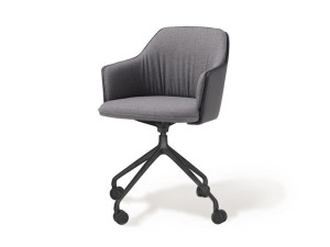 Тканевый стул с колесами