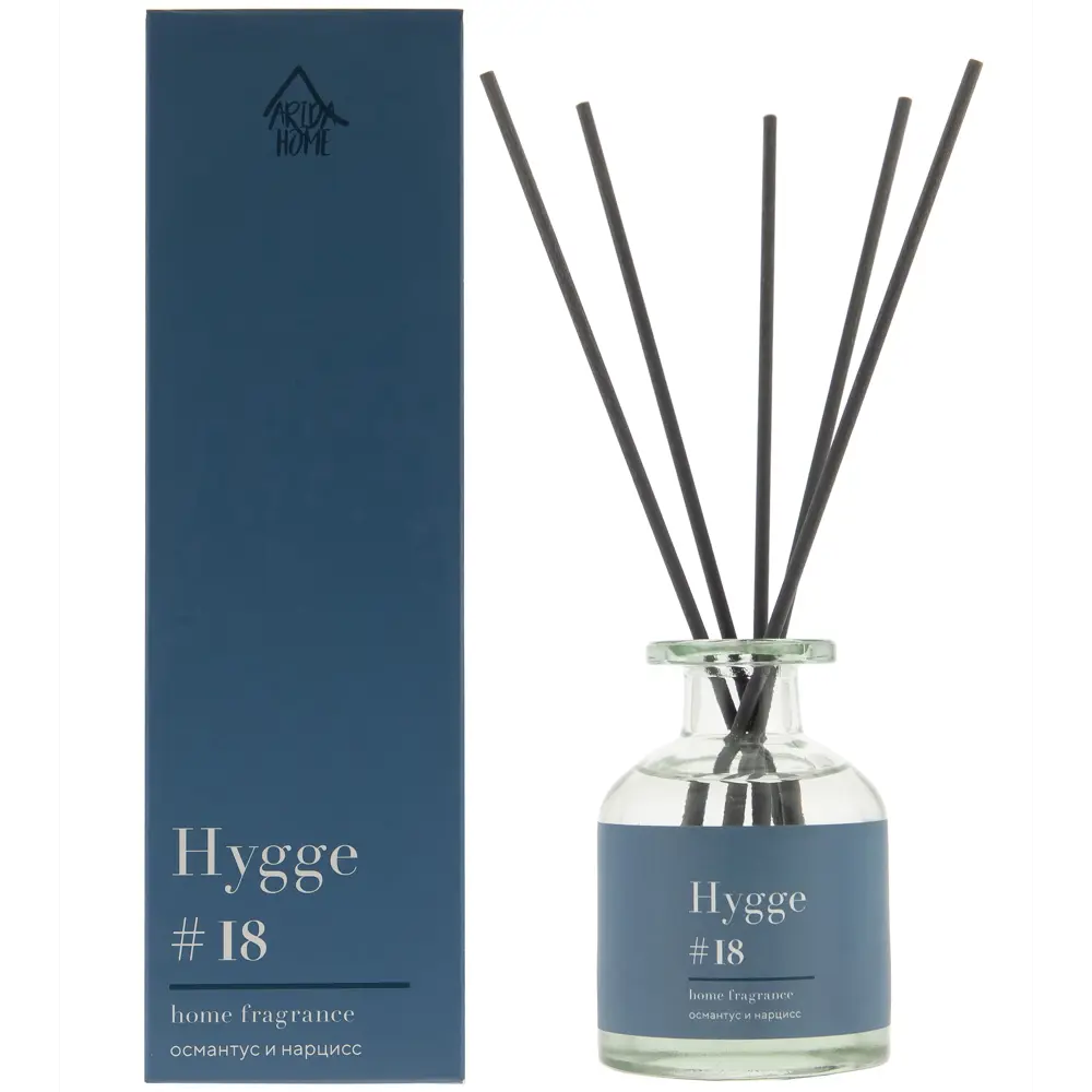 Аромадиффузор ARIDA HOME Hygge 18 с нотками османтуса и нарцисса 88950268 STLM-0837826