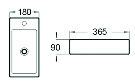 Раковина чаша SL-2010R SANTILINE  - Вид №1