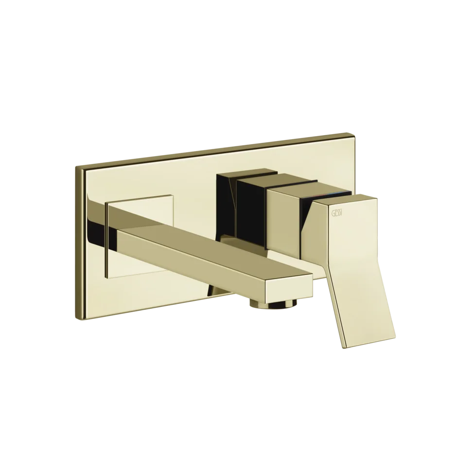 Смеситель для умывальника 53084 710 Gessi Rettangolo k ЛАТУНЬ PVD 53084710