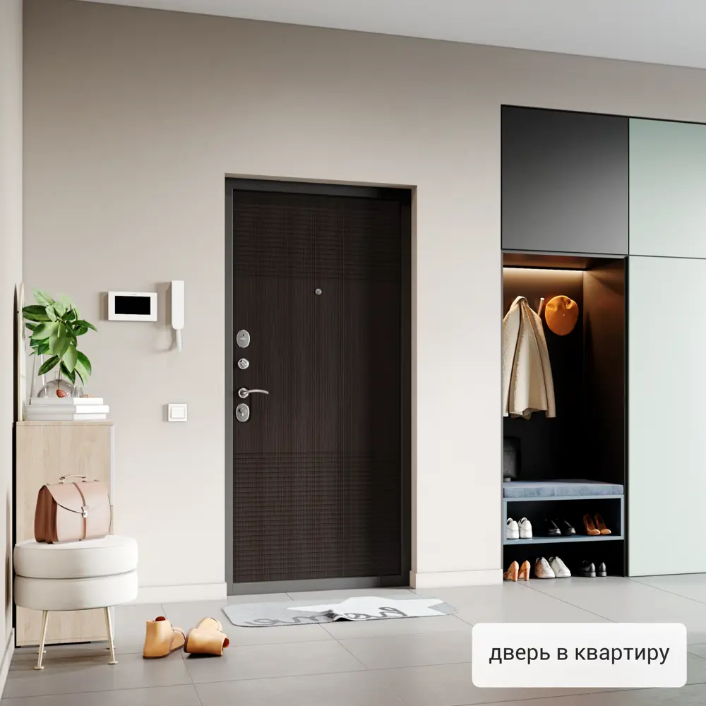 Дверь входная металлическая Ариста 860 мм левая цвет темный TOREX STLM-2093747 - Вид №15