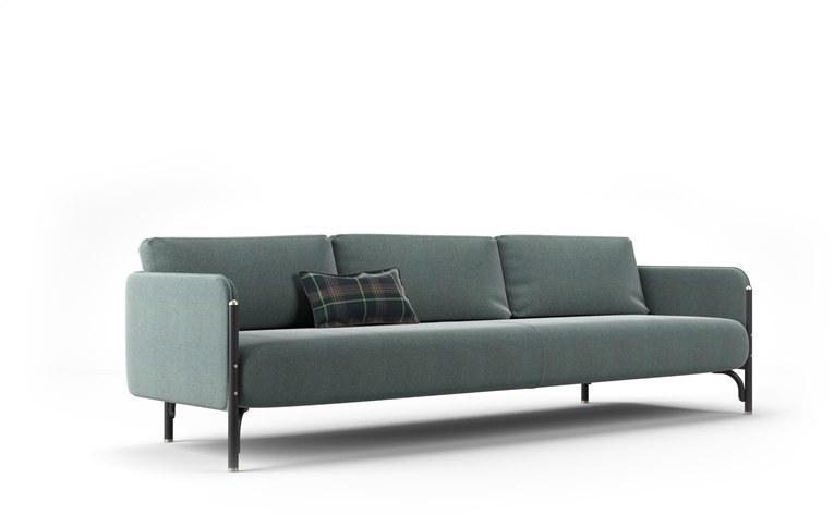 Wiener GTV Design 3-х местный тканевый диван Jannis sun-id-1378156 - Вид №4