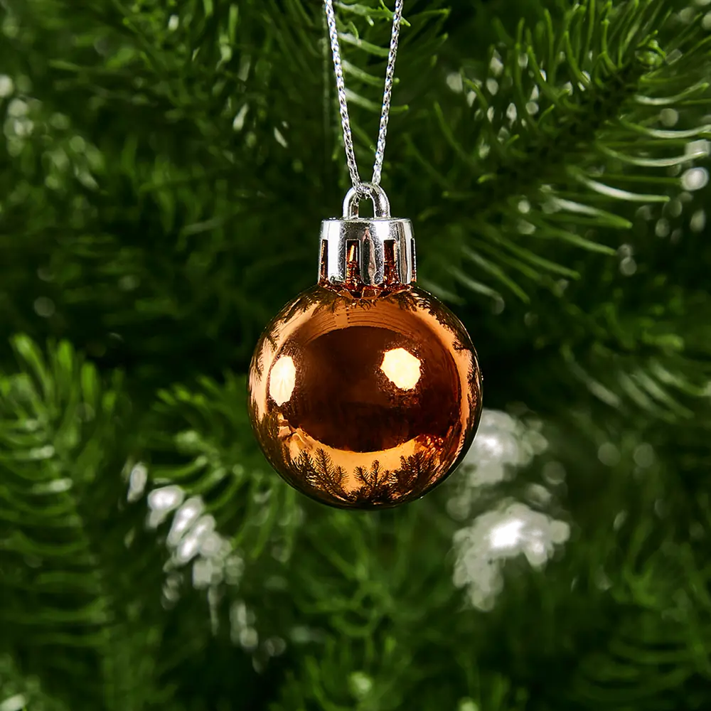 87036417 Набор новогодних шаров Christmas ø6 см цвет розовый 100 шт. STLM-1415457 Santreyd  - Вид №4