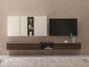 ZANETTE Настенный ящик для хранения лакированный под дуб Day moove