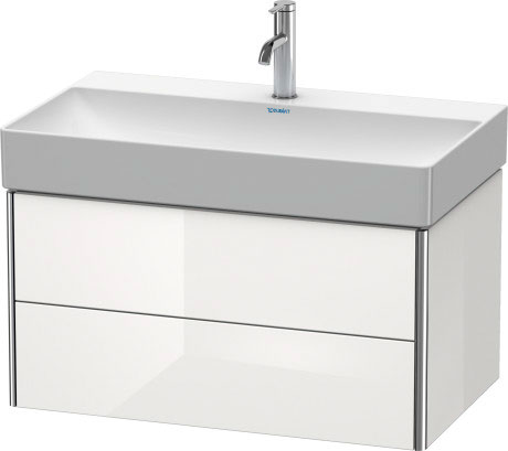 XS416204040 Тумбочка подвесная XSquare #XS4162 784 x 460 мм Черный глянцевый лак Duravit - Вид №2
