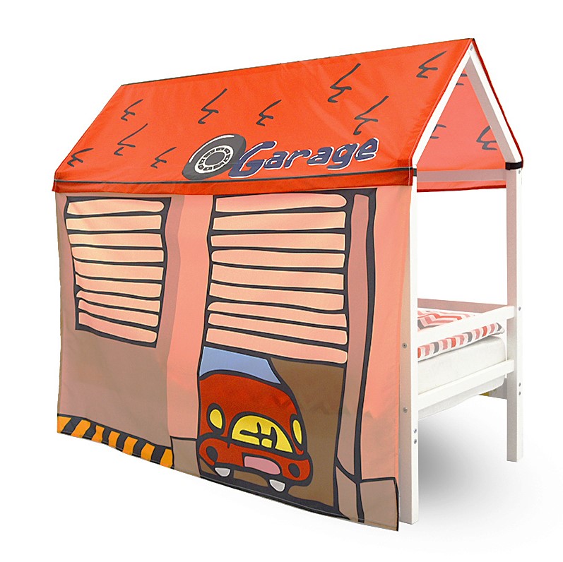 Накидка для кровати-домика Svogen игровая "Гараж" БЕЛЬМАРКО  00-3873210 Красный Santreyd  - Вид №1