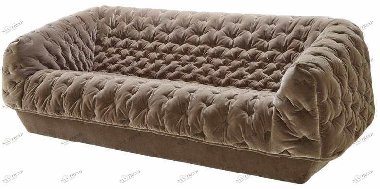 Ligne Roset Мягкий диван со съемным чехлом из 3-х местной ткани sun-id-1454379