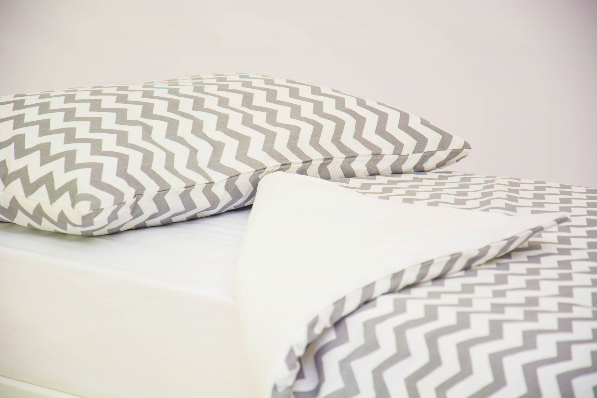 Детское постельное белье "Зигзаги" серое БЕЛЬМАРКО  327404 Серый Santreyd  - Вид №2