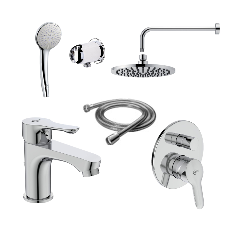 BD003AA Промо-набор 7 в 1 «ВСЕ для встройки» Ideal Standard ALPHA - Вид №1