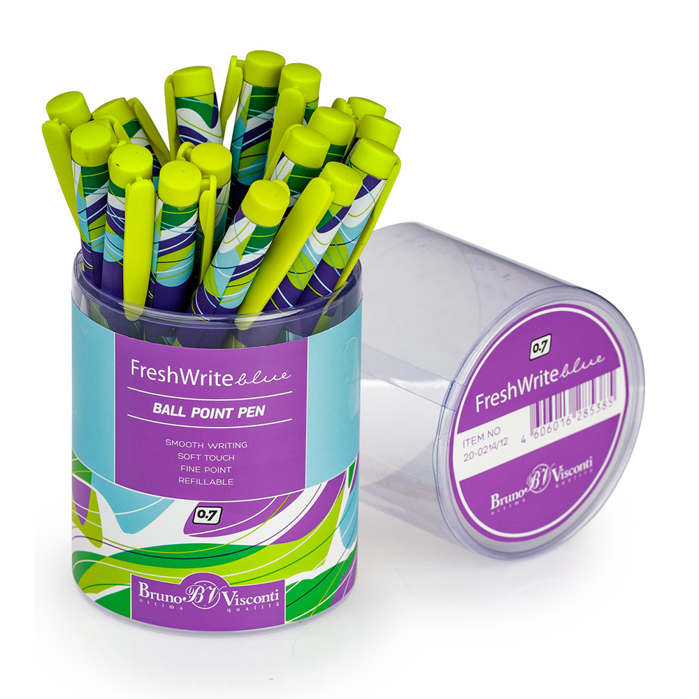 20-0214/12 ручка шариковая FreshWrite 0.7 мм "Сёрф-2" Bruno Visconti 