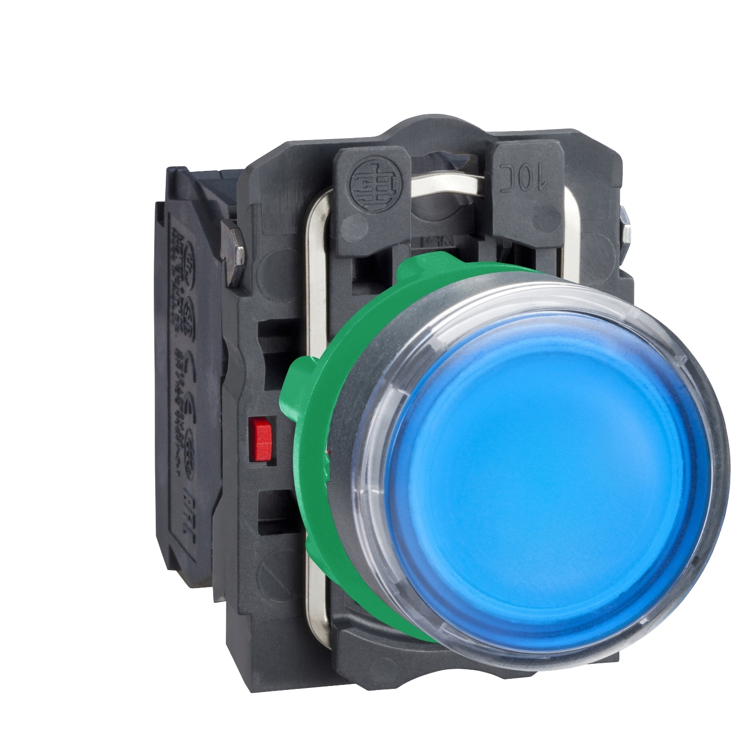 XB5AW36B5 Кнопка Harmony 22 мм, 24В, IP66, Синий Schneider Electric Кнопки и лампочки 