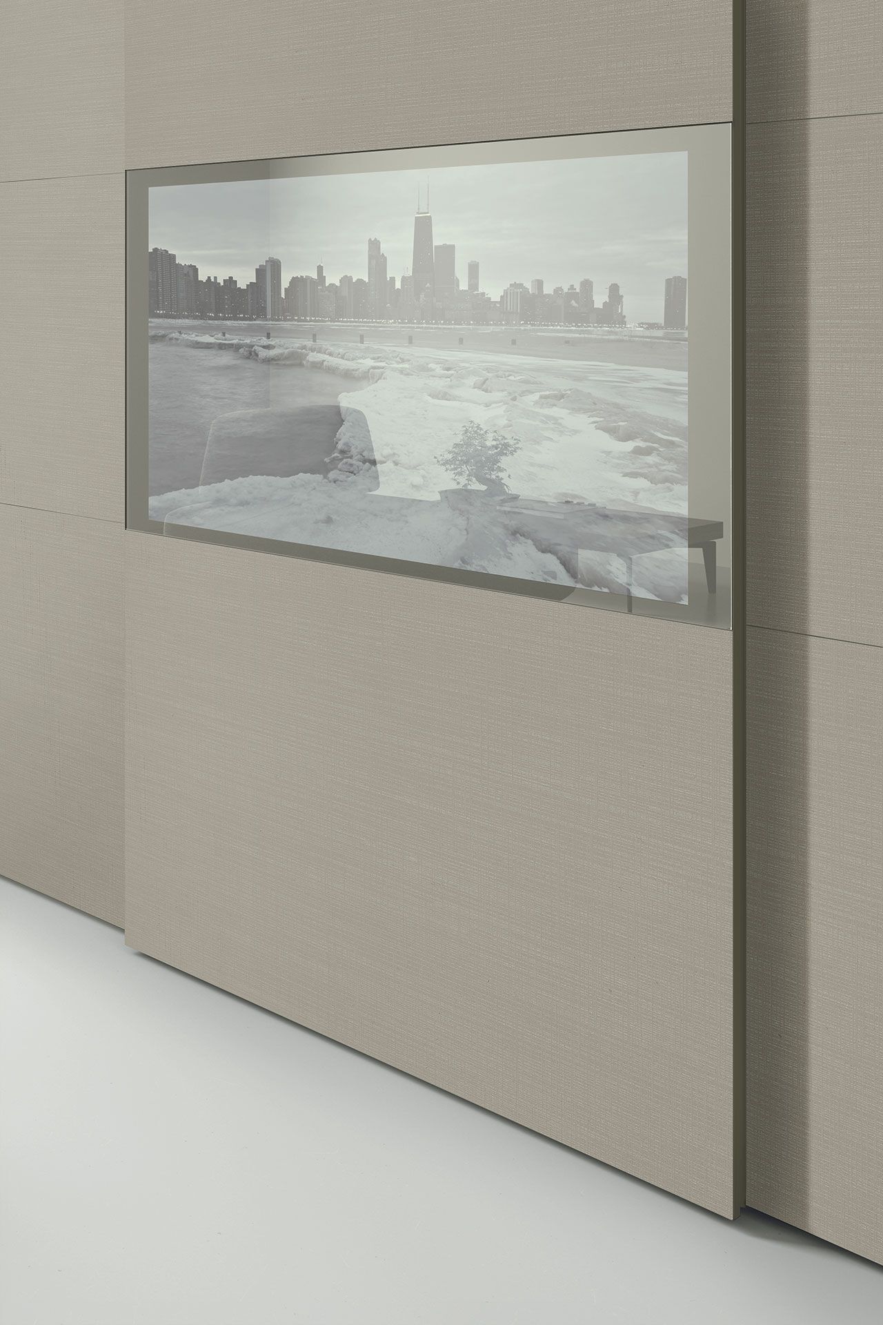 Шкаф с раздвижными дверями и встроенным телевизором TOMASELLA PRIMAFILA ARCH-00026816