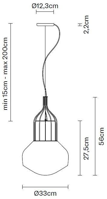 Fabbian Подвесной светильник из дутого стекла Aérostat sun-id-1474641 - Вид №11