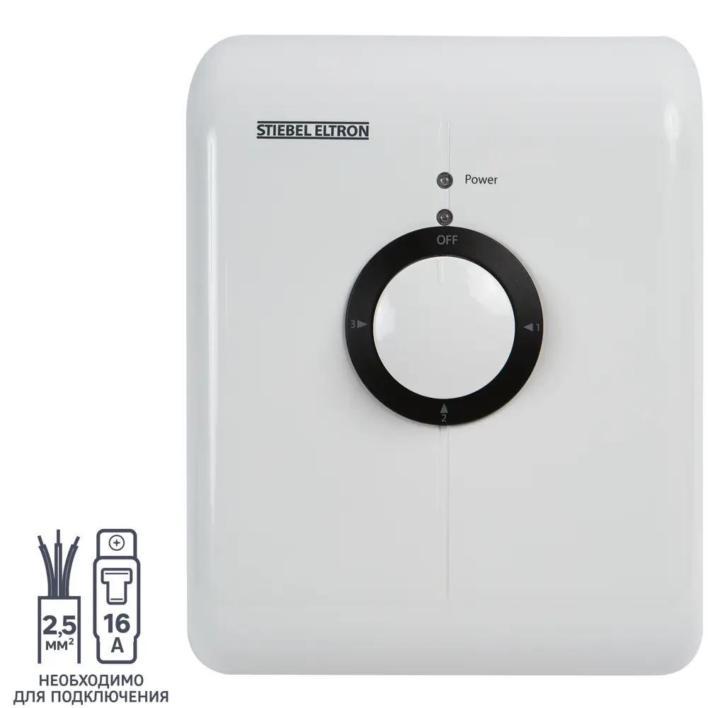 Проточный водонагреватель электрический Stiebel Eltron DDH8 кВт белый с душевой лейкой 82202614 STLM-2005547  - Вид №1