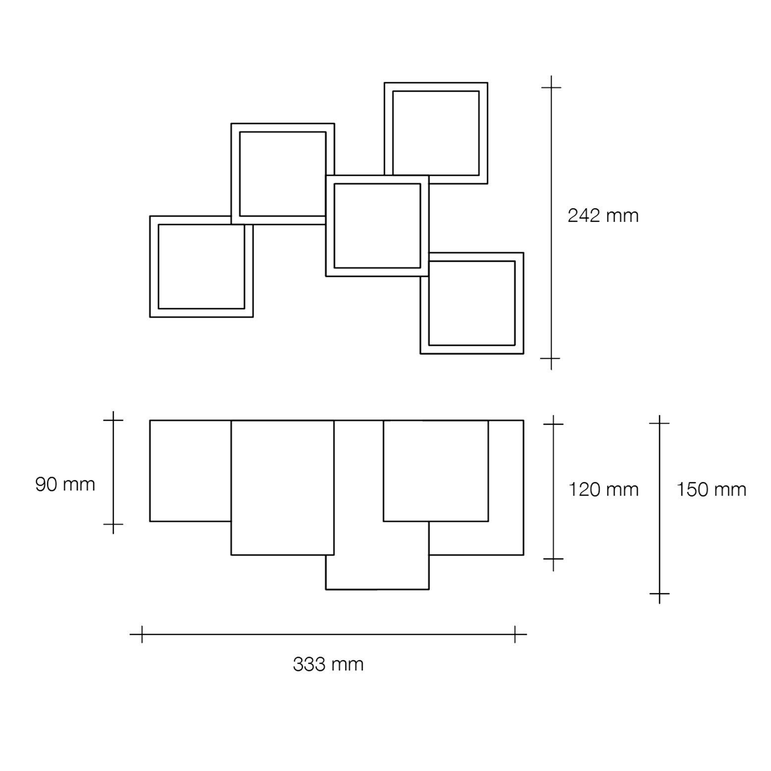 Гипсовый потолочный светильник Tecnico Heraea ARCH-00036538 - Вид №9