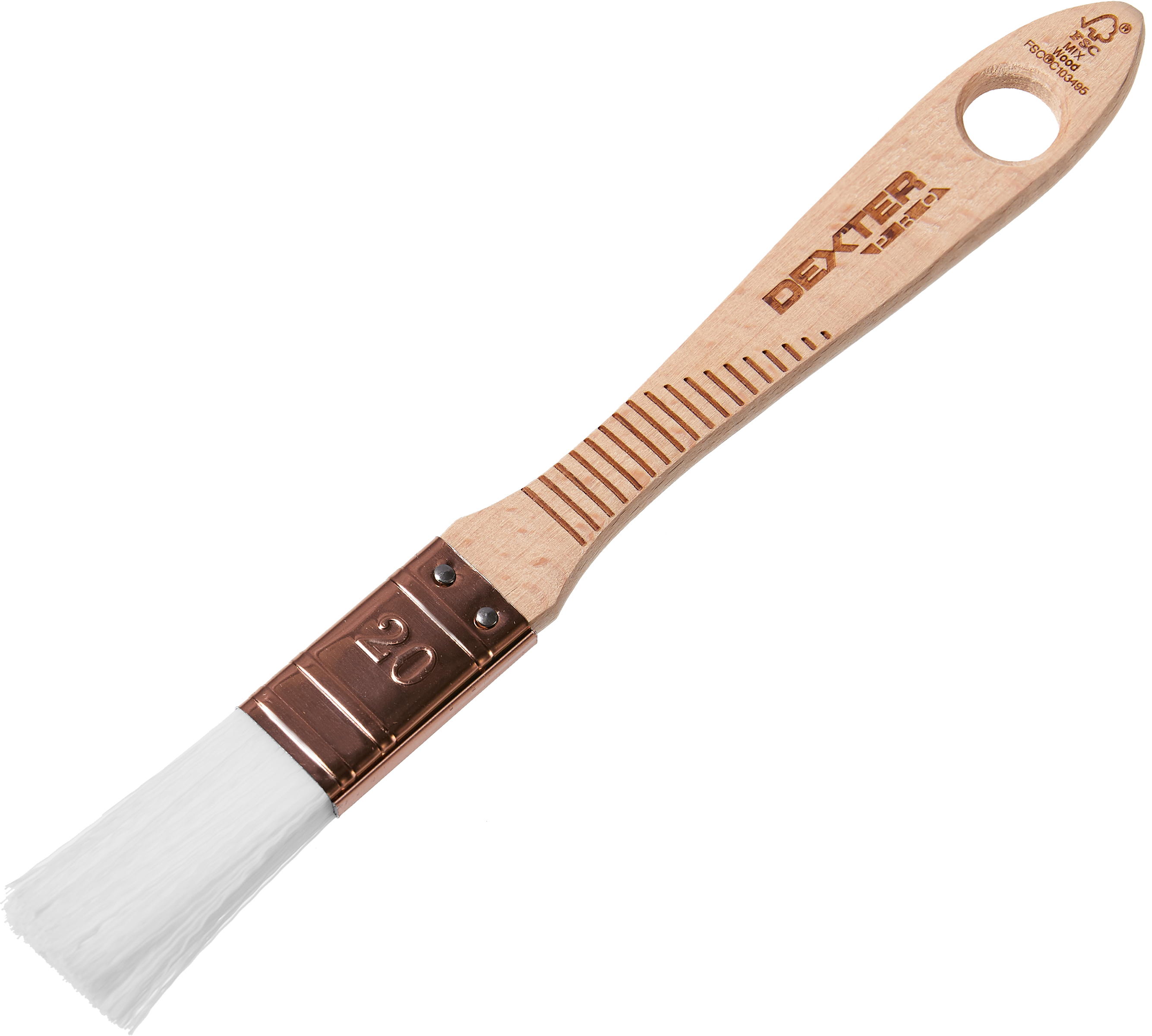 Кисть Dexter PRO для клея и красок 20 мм с нейлоновой щетиной 82798213