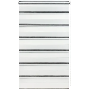 Штора рулонная день-ночь Лечче 40x160 см серо-молочная 84522708 STLM-2053075