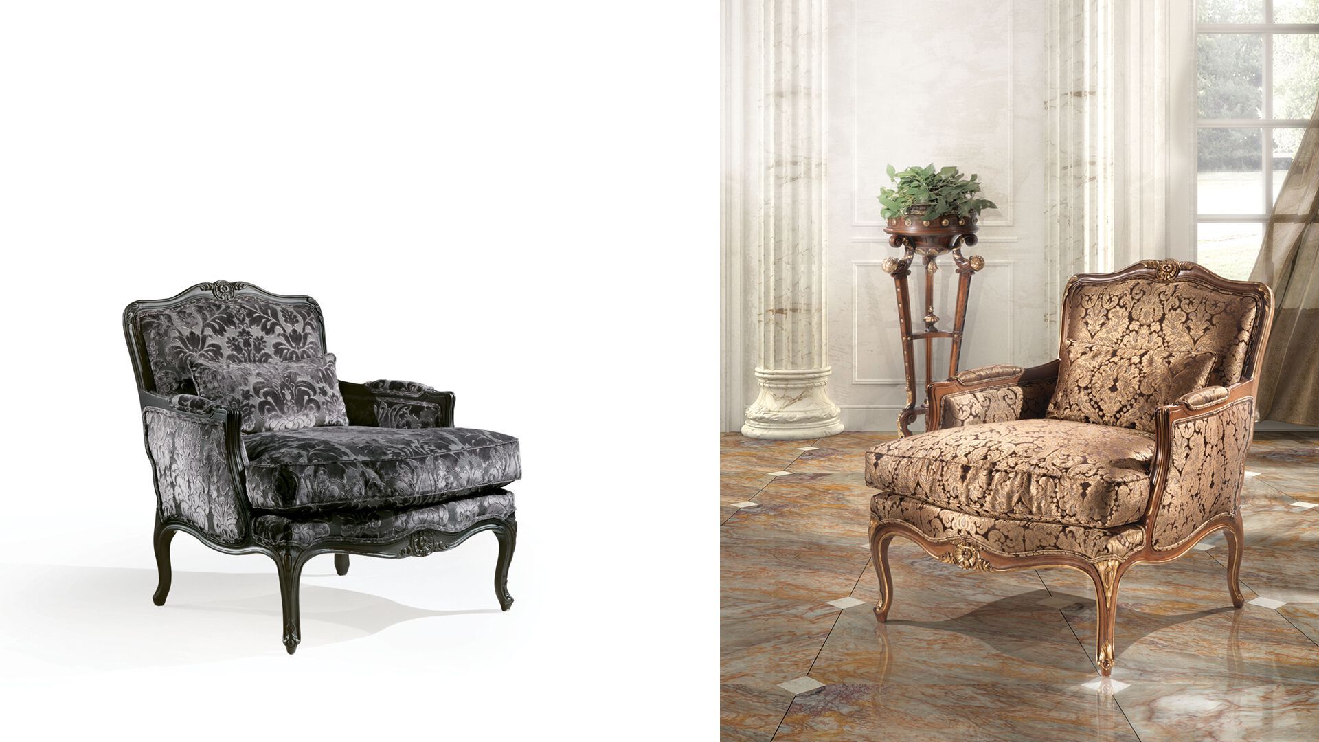 Кресло в стиле Людовика XV ANGELO CAPPELLINI New Classic Interiors ARCH-00045913 - Вид №2