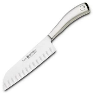 Нож кухонный Сантоку Culinar с углублением на кромке, 17 см