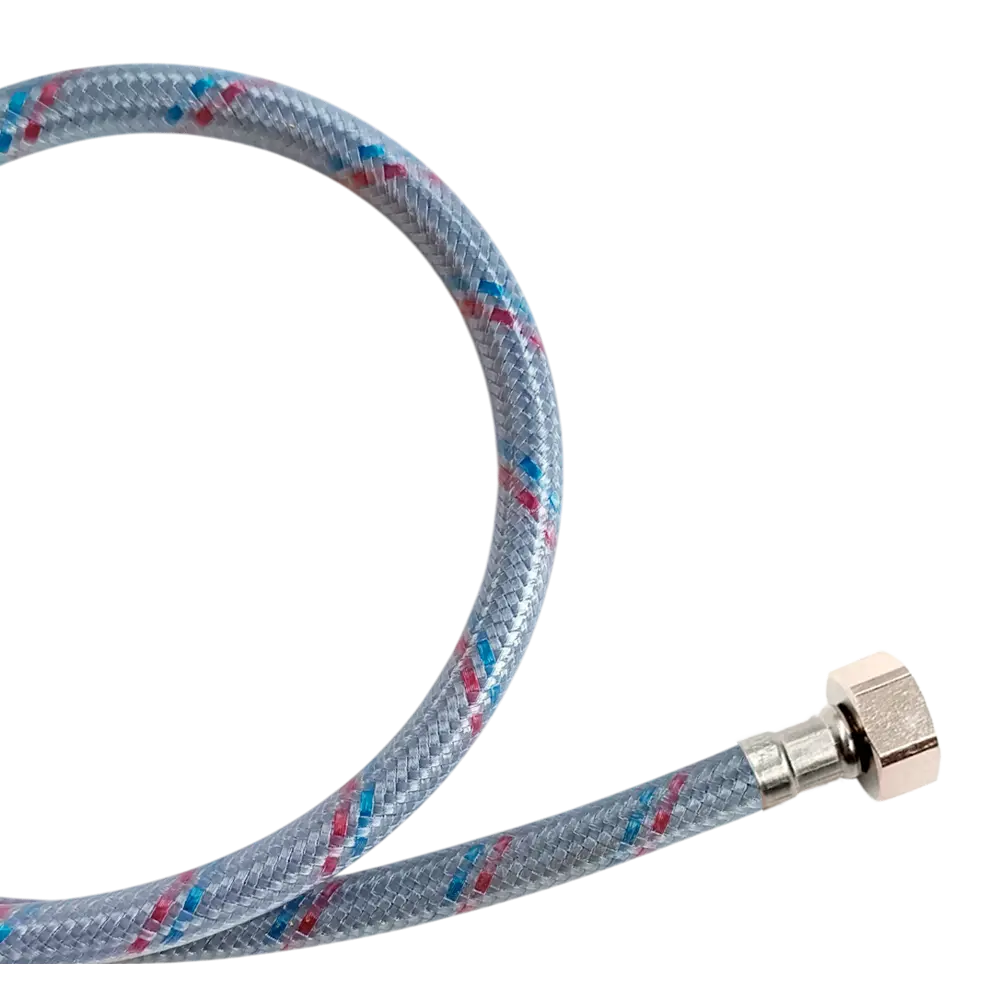 Гибкая подводка для воды Vaxt 1/2" гайка-гайка 80 см STLM-2032836 - Вид №1