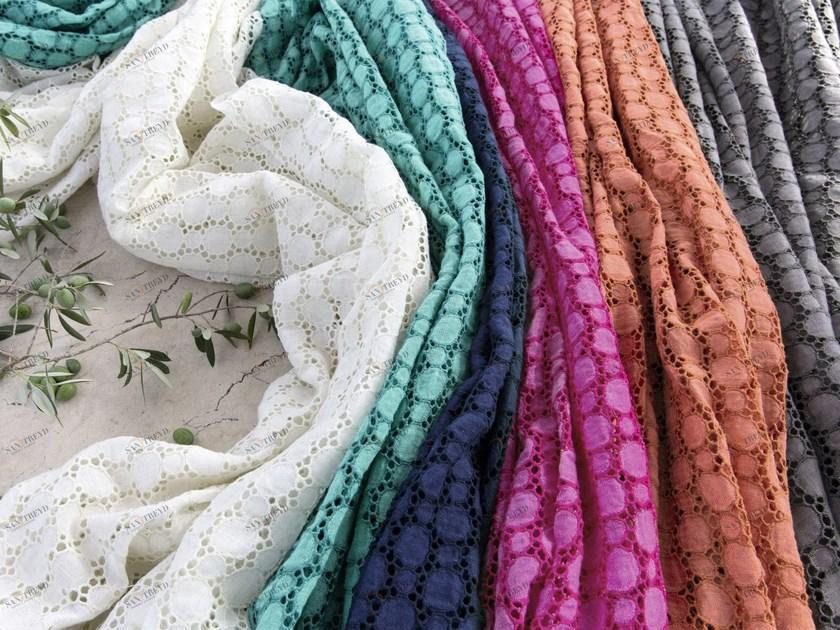 Élitis Вышитая льняная ткань Amalfia sun-id-1484883