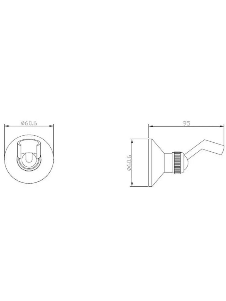 90233211 Держатель для душа Esko FightFix SH105Br, бронзовый STLM-0996621