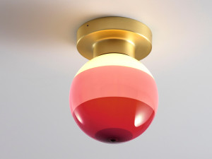 Настенный светильник / потолочный светильник из дутого стекла