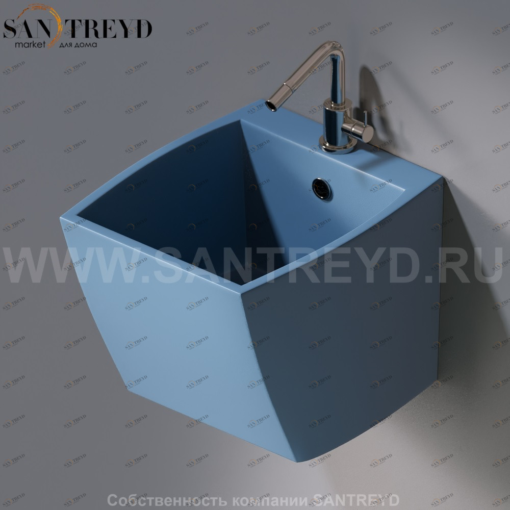 L253.141 Подвесная раковина настенная овальная A. e T. Italia SQUARE AeT ITALIA