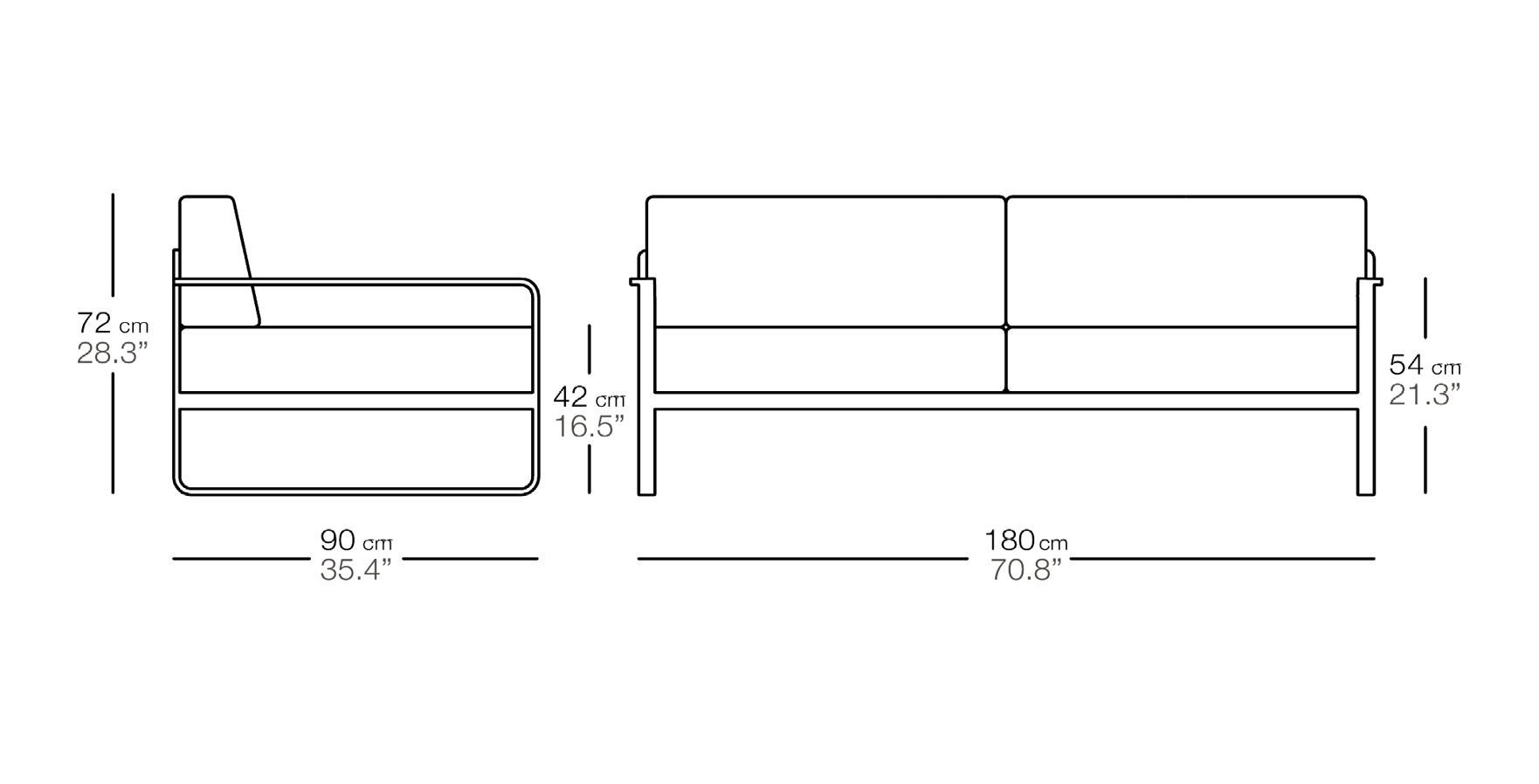 Sit 2-х местный диван Bivaq sun-id-1986070 - Вид №2