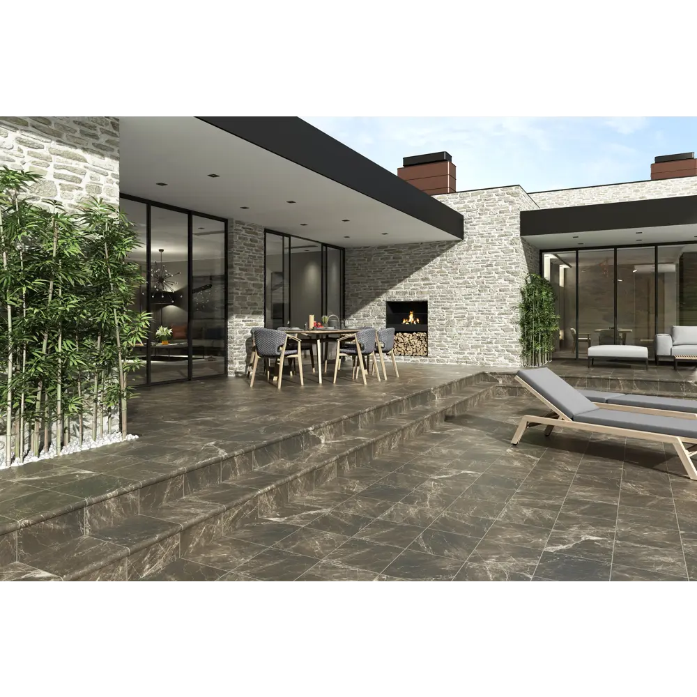 Santreyd Ступень Nevada Emperador: испанский клинкер для элегантных лестниц 88945135 STLM-0948801 - Вид №2