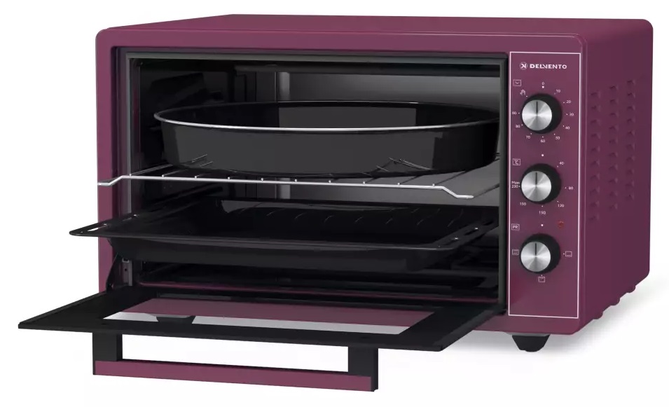 9057880 Мини-печь Delvento D4406 фиолетовый STDN-0002717 - Вид №3