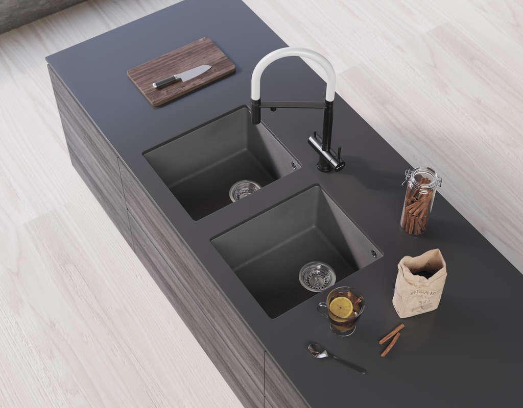 Кухонная мойка Bosen 38-U BL OMOIKIRI 4993157 - Вид №2