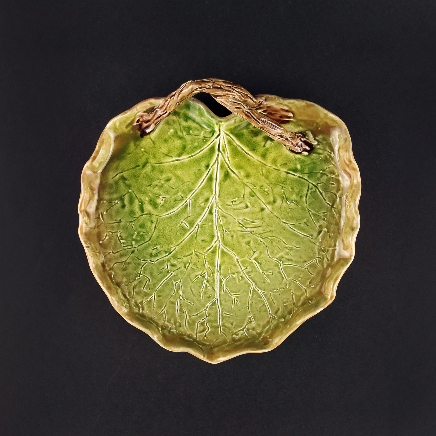 Блюдо дополнительное Темно-зеленый PROVANSFAIENCE sun-id-994502 - Вид №2