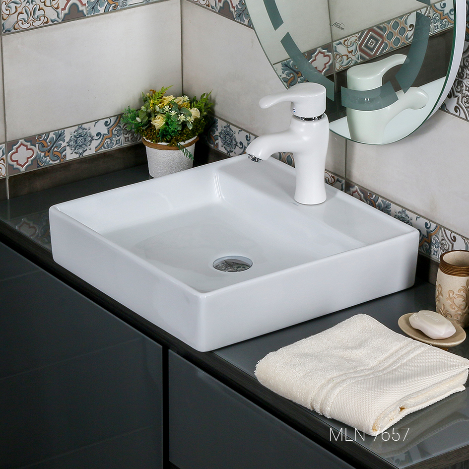 Накладная раковина melana mln-7657 7657-805 - Вид №1