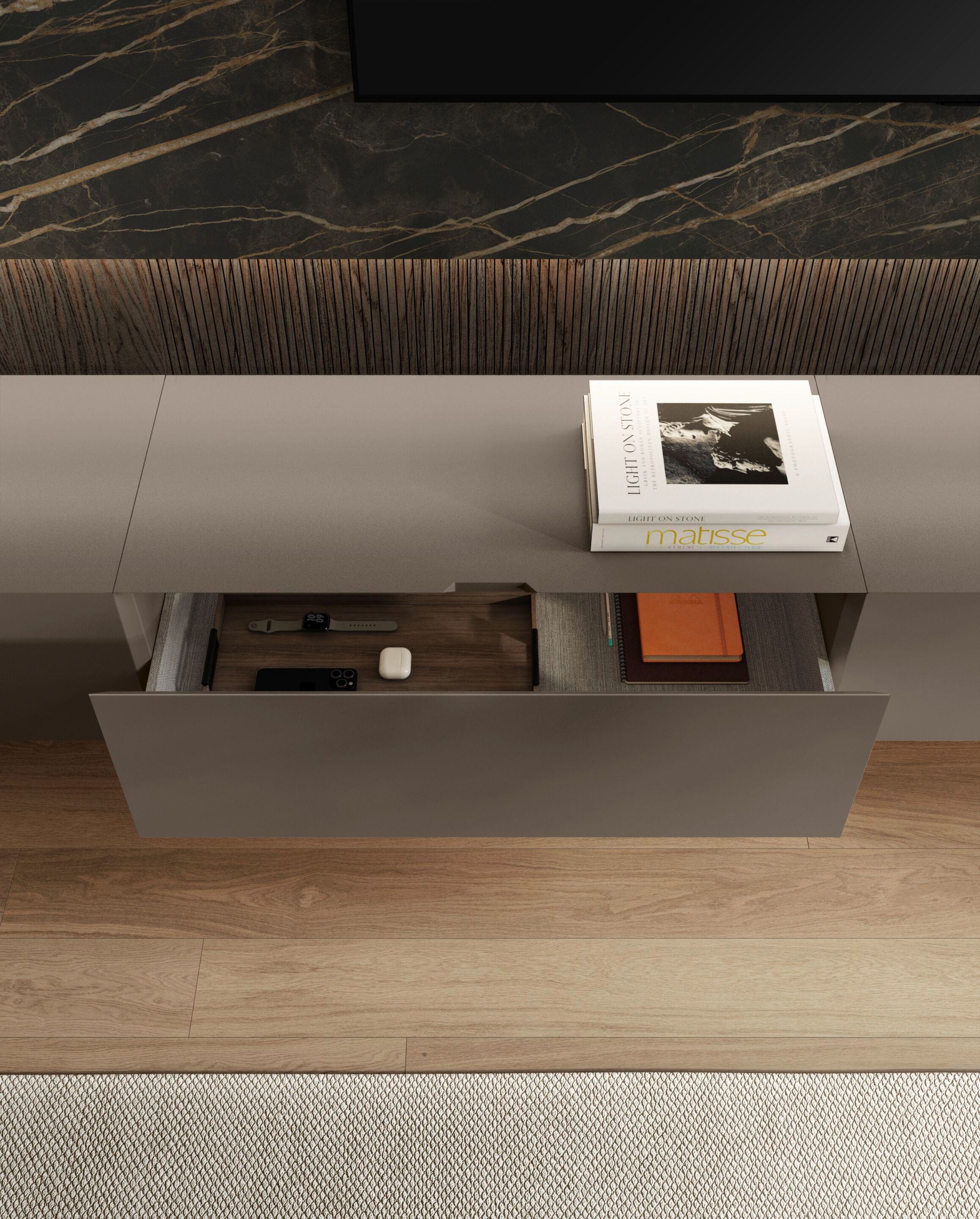 Деревянная оборудованная стена Olivieri CUBE 6 ARCH-00123672 - Вид №2