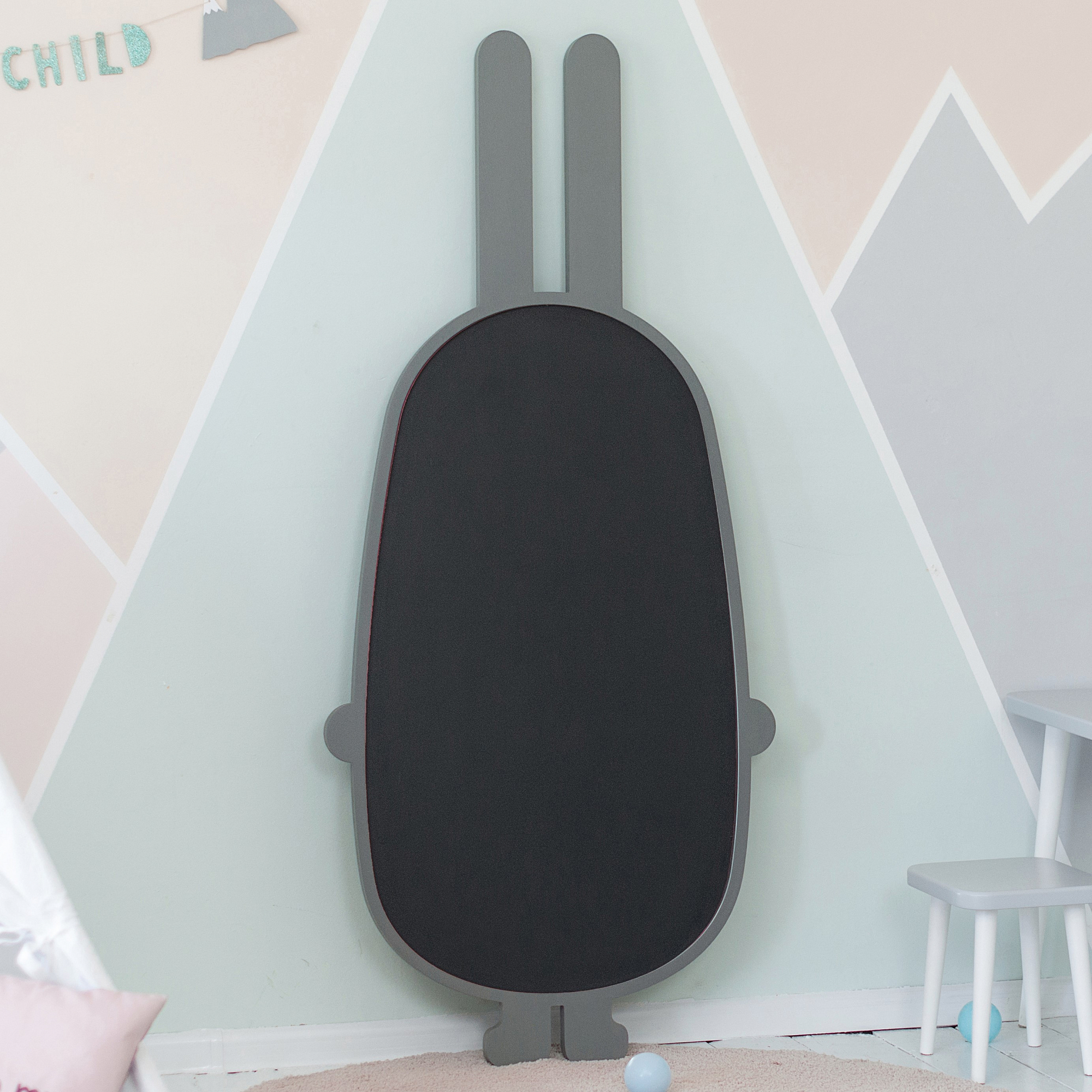 Грифельная доска серая "Заяц" ЗАЯЦ  00-3859361 Серый Santreyd  - Вид №1