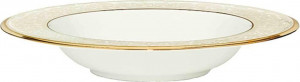 32144 Noritake Тарелка суповая Noritake "Белый дворец" 21,5см Фарфор костяной