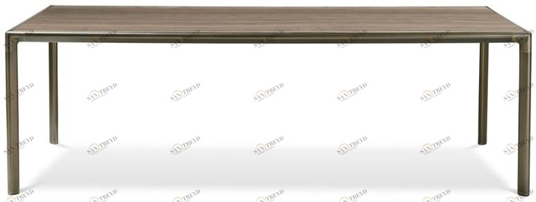 GHIDINI1961 Прямоугольный деревянный обеденный стол Frame sun-id-1379540