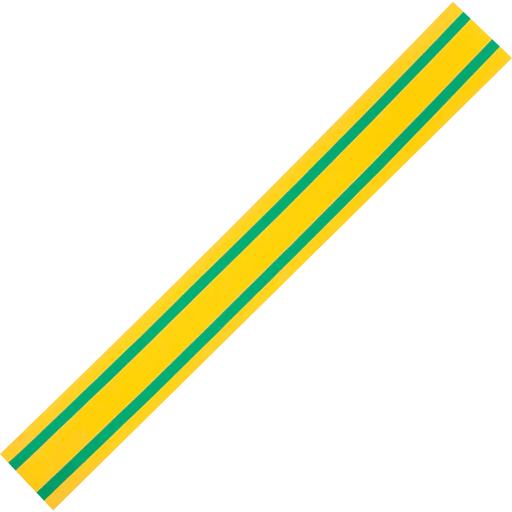 Термоусадочная трубка SKYBEAM для изоляции проводов 4 мм желто-зеленая 82496393