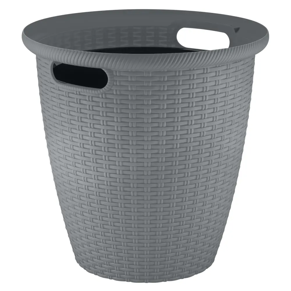 Кашпо INGREEN Rattan Ø30 см 16 л вулканический серый 89416381 STLM-1575239 - Вид №3