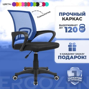 91764086 Компьютерное кресло Ergozen Balance 52x80x50 см полипропилен цвет синий STLM-1430088