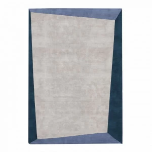Ковер Dipped Frame Blue 150x220 серо-синий RUGBERRY ДИЗАЙНЕРСКИЕ, DIPPED FRAME 326046 Серый;синий
