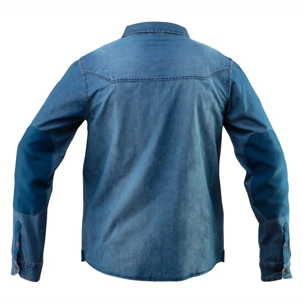 Рубашка Neo Tools Denim темно-синяя размер XXXL рост 193 STLM-2005906 - Вид №1