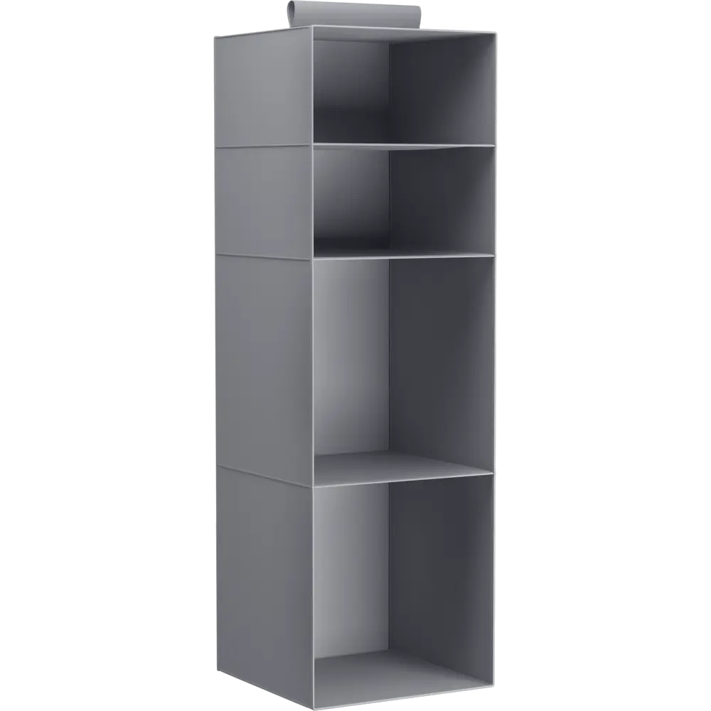 Органайзер подвесной Spaceo 4 полки 940x300x300 мм цвет серый STLM-2079345