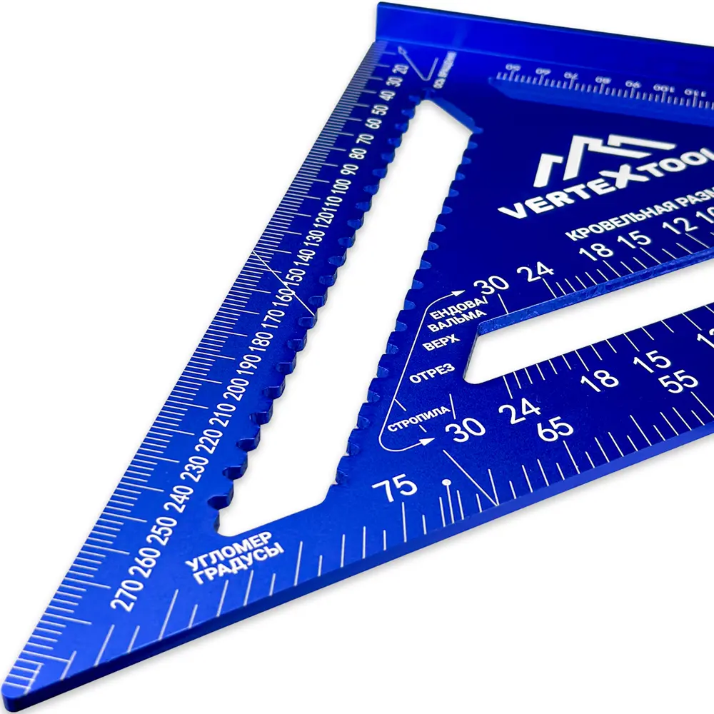 Угольник универсальный 5в1 VERTEXTOOLS 3046-12 для кровельных работ 89394237 STLM-1461055 - Вид №2