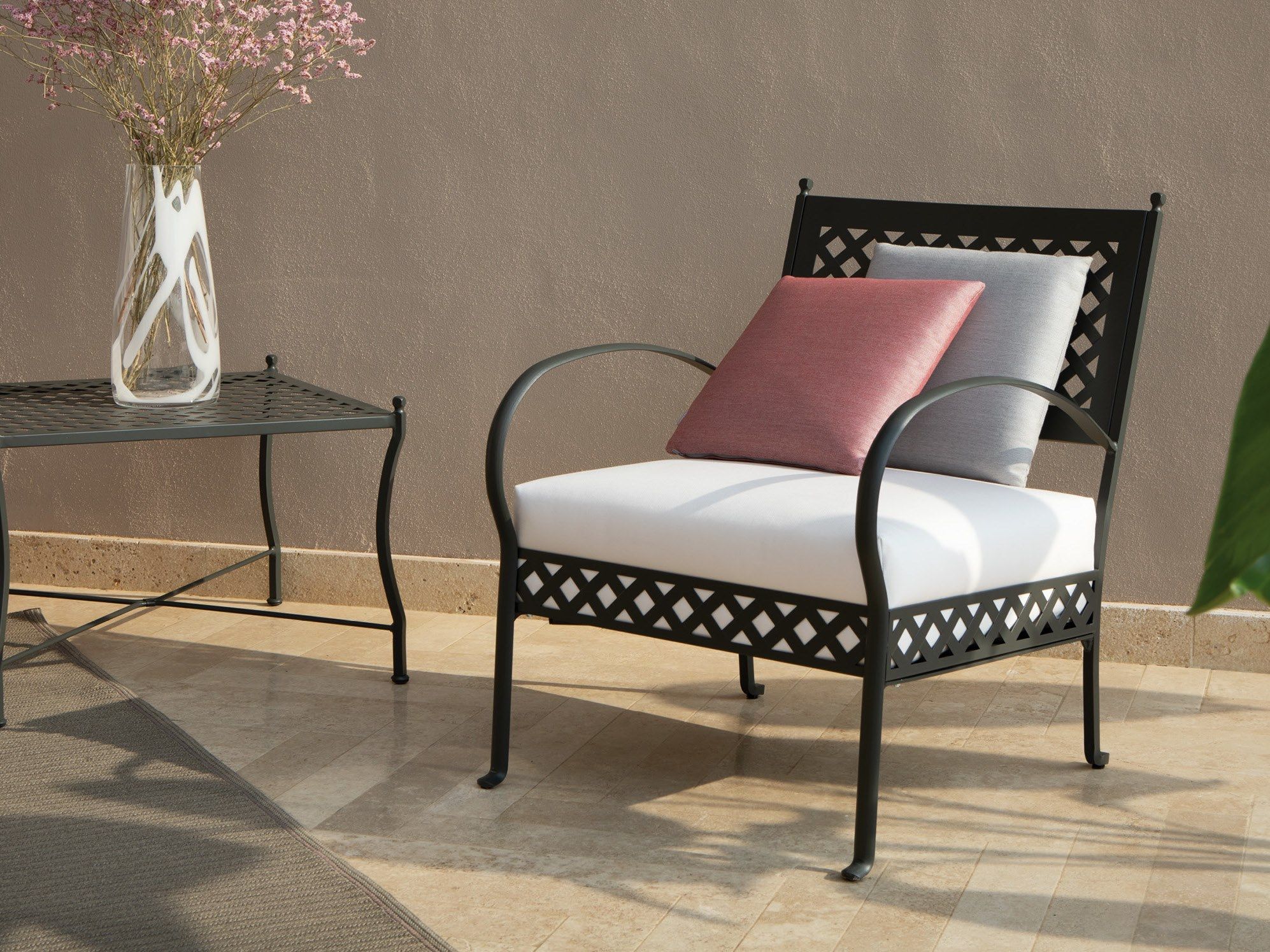 Низкий металлический журнальный столик Vermobil Springtime ARCH-00146455 - Вид №3